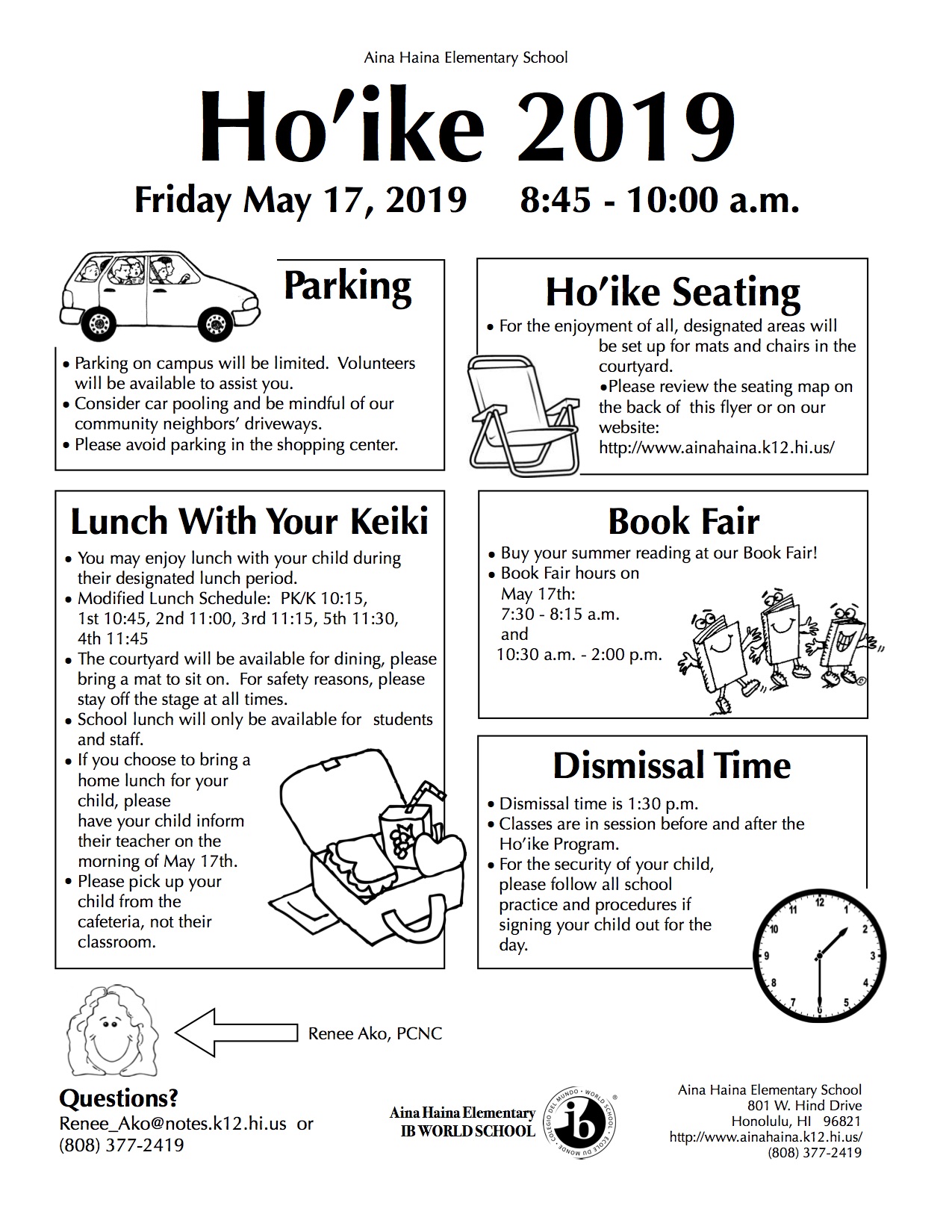 Hoike 2019 Parent Info