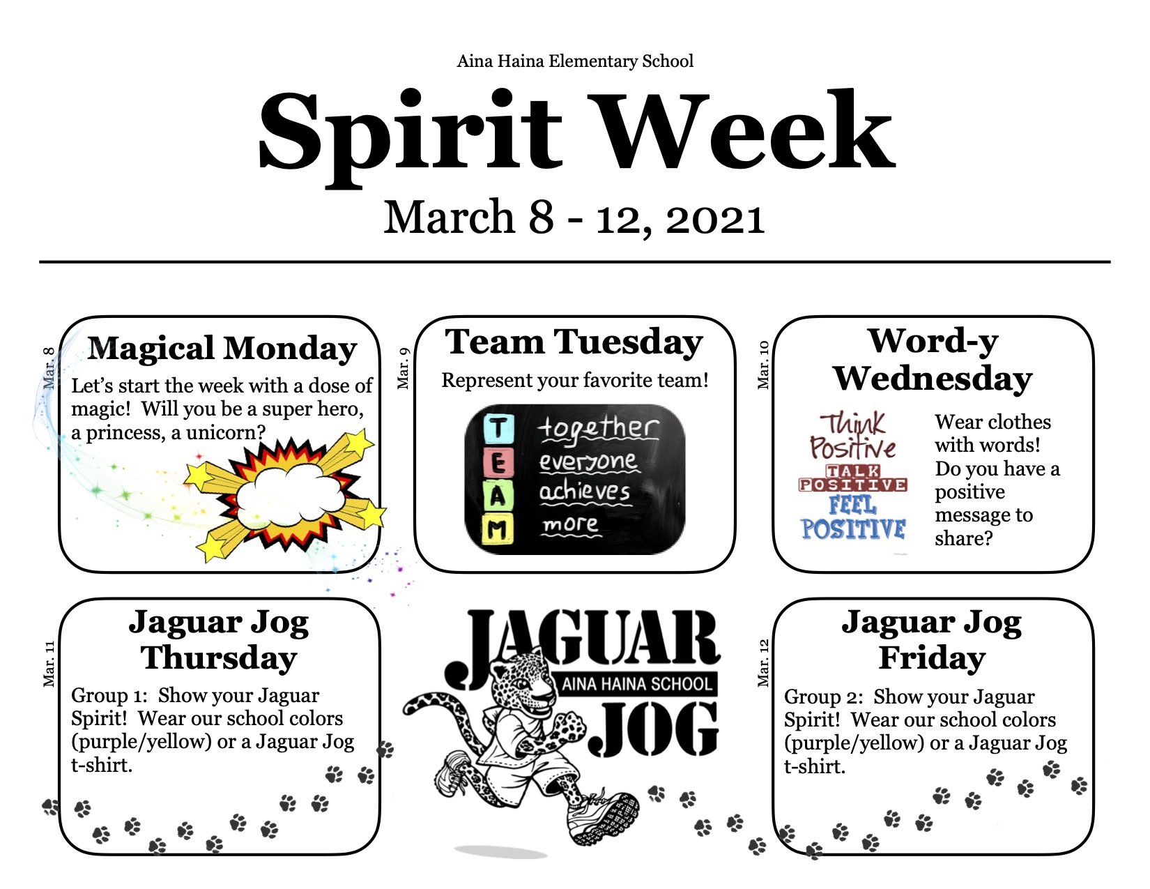 Spirit Week 2021